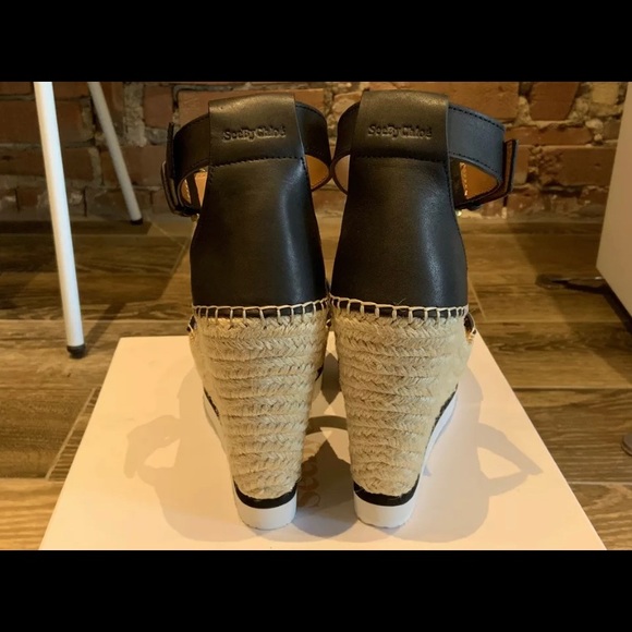 See by Chloe Glyn Wedge Espadrille size 40 - Picture 6 of 7